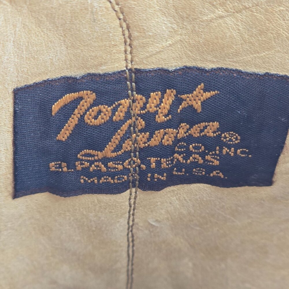Vintage Unique Exotic Ostrich Tony Lama Mens 7D Brown Cowboy Western Boots CBC - Picture 12 of 16